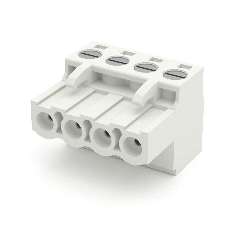 Terminal Block For Din Rail Enclosure Color White