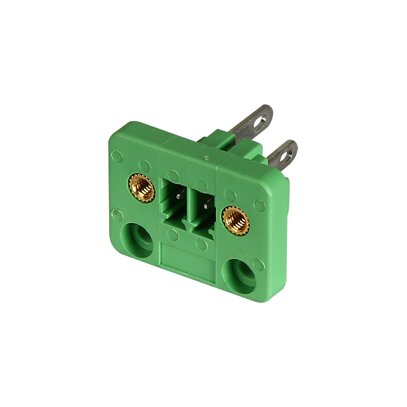 2P 3.81mm Through Wall Terminal Block
