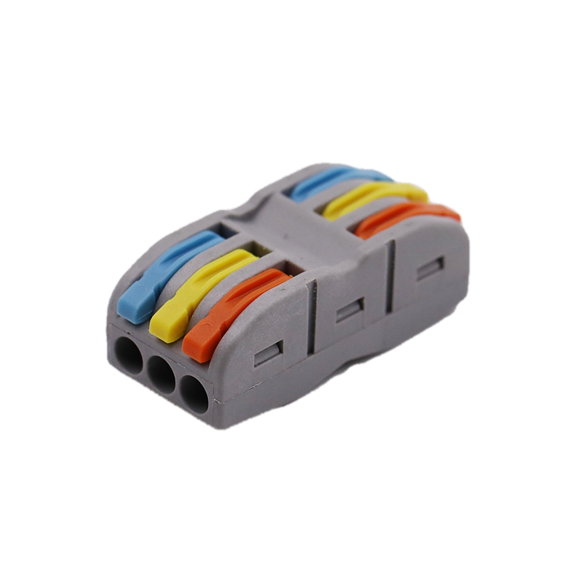 3 In 3 Out Colorful 32A Electronic Fast Wire Connector