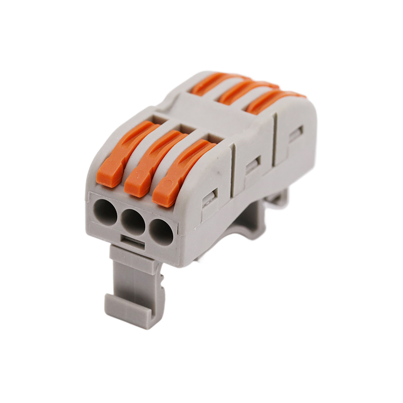 3 In 3 Poles 32A DIN Rail Terminal Quick Connector