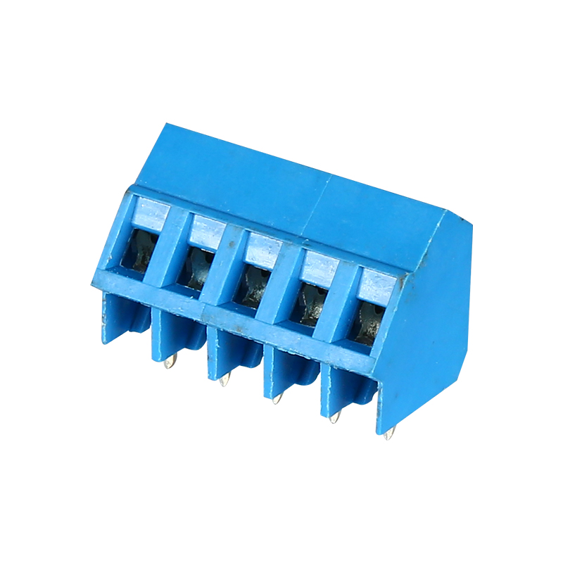 5.0mm Bleu PCB Terminal Block With Screw