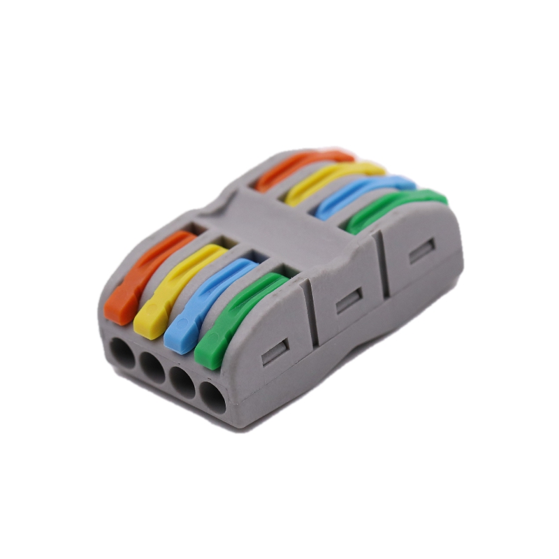 5 In 5 Out Colorful Inline Electronic Fast Wire Connector