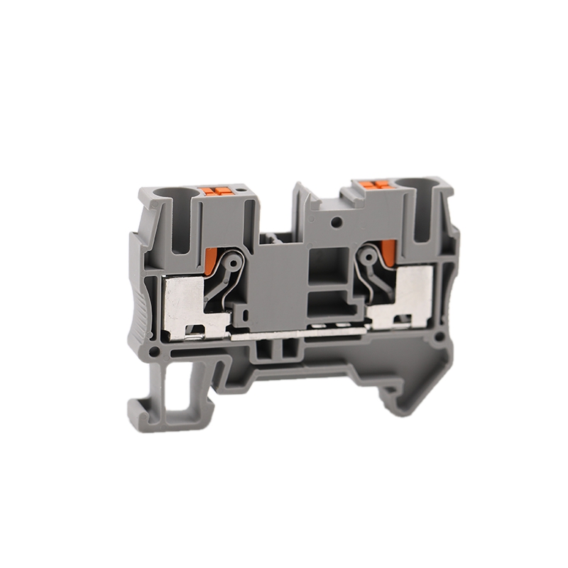 Push In 2.5 Din Rail Terminal Block Color Grey