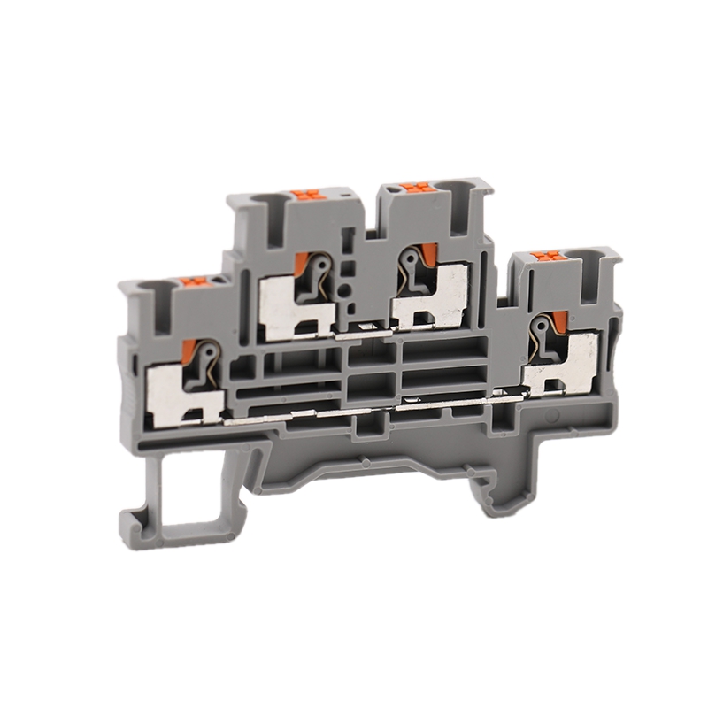 Push In Spring 2.5 Din Rail Terminal Block